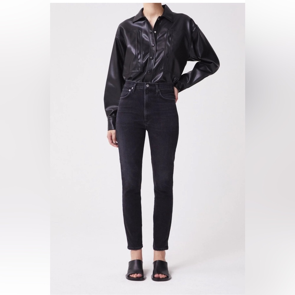 Pinch Waist Skinny Jean